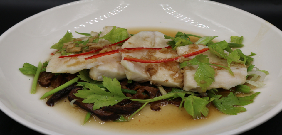 Steam fish with Mushroom